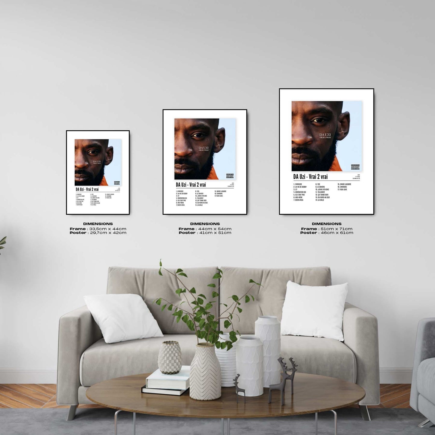 Poster DA Uzi - Vrai 2 vrai