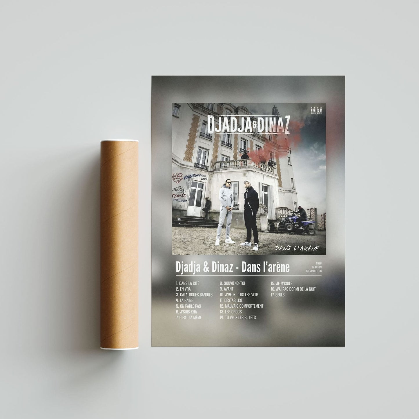 Poster Djadja & Dinaz - Dans l'arène