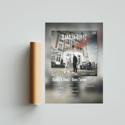 Poster Djadja & Dinaz - Dans l'arène