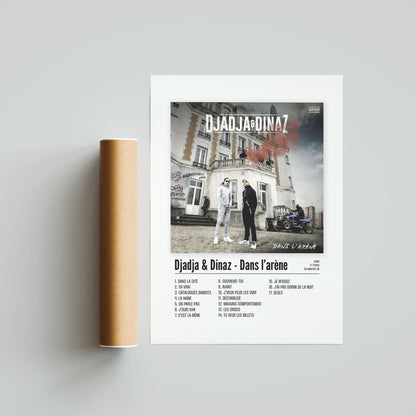 Poster Djadja & Dinaz - Dans l'arène