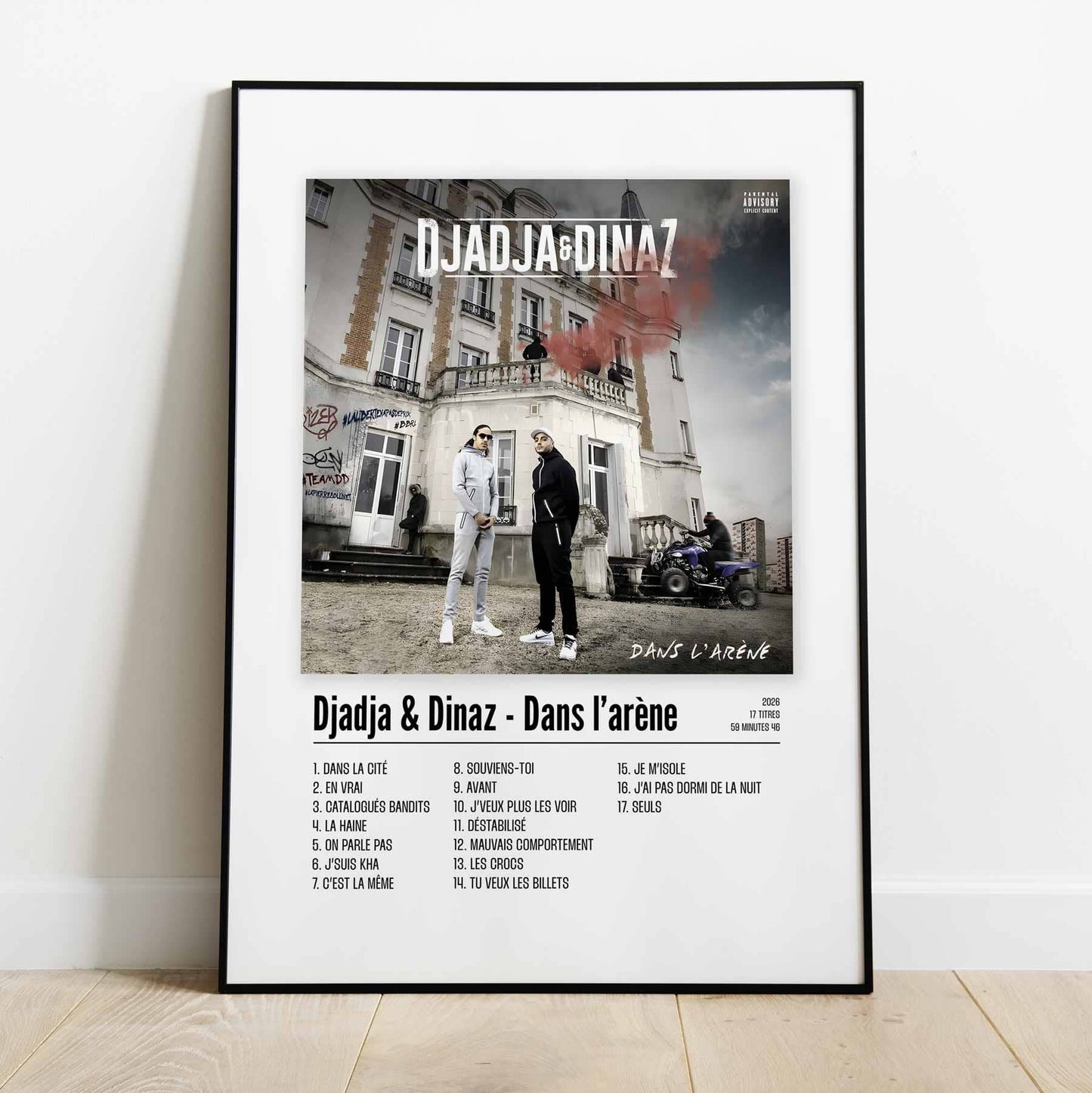Poster Djadja & Dinaz - Dans l'arène