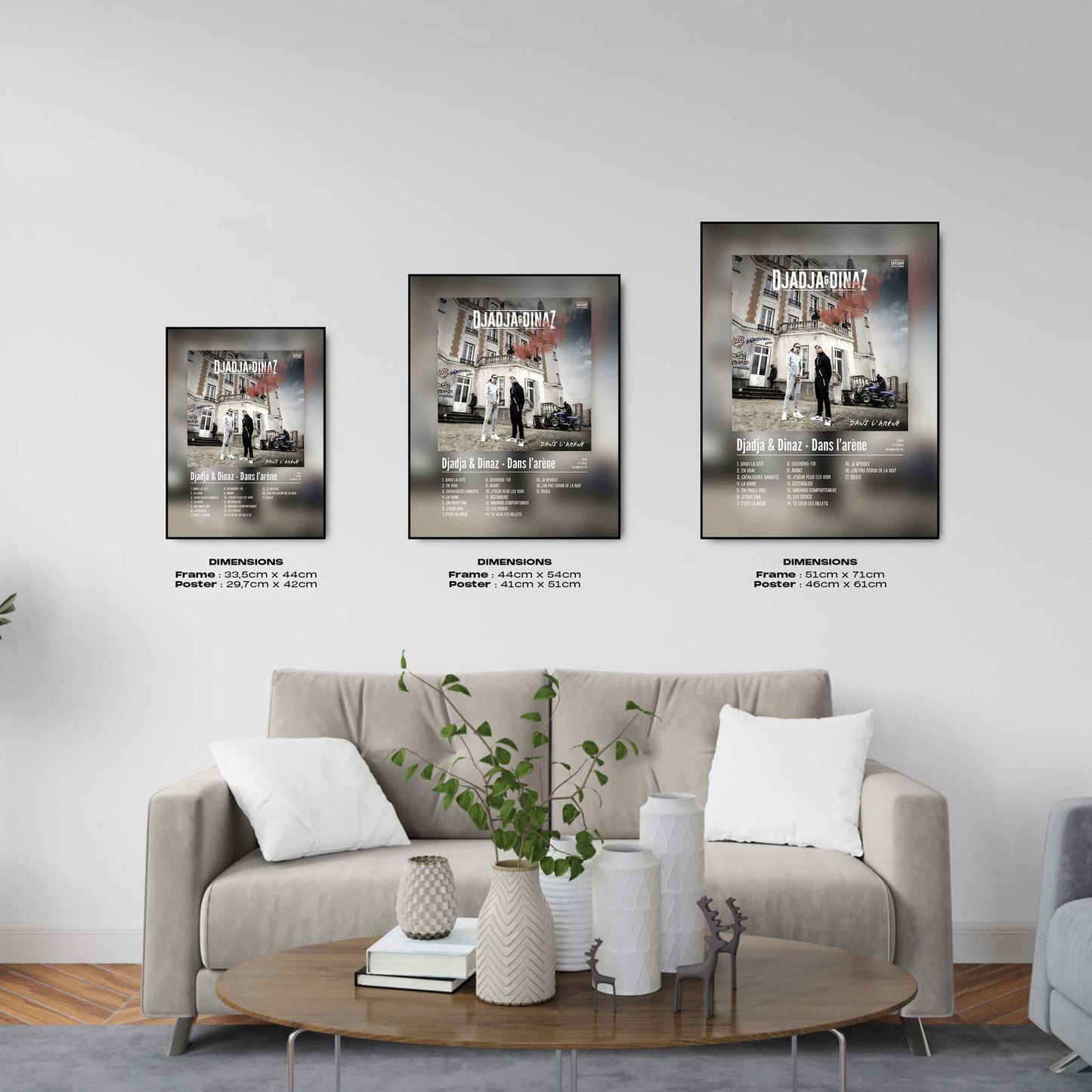 Poster Djadja & Dinaz - Dans l'arène