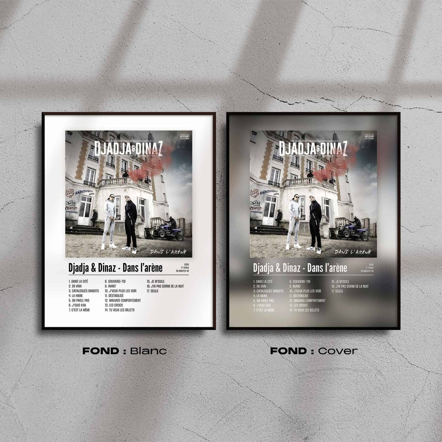 Poster Djadja & Dinaz - Dans l'arène