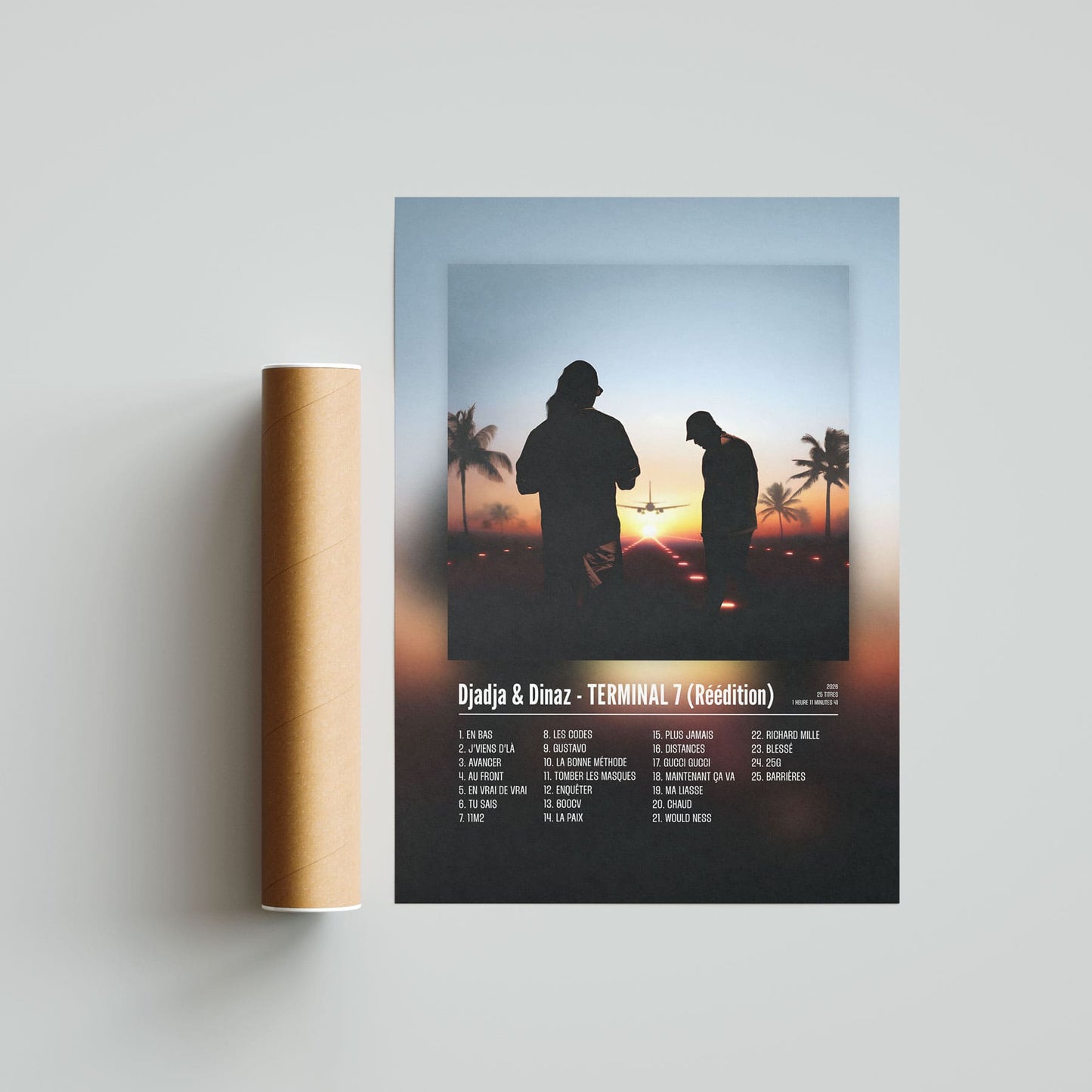 Poster Djadja & Dinaz - TERMINAL 7 (Réédition)