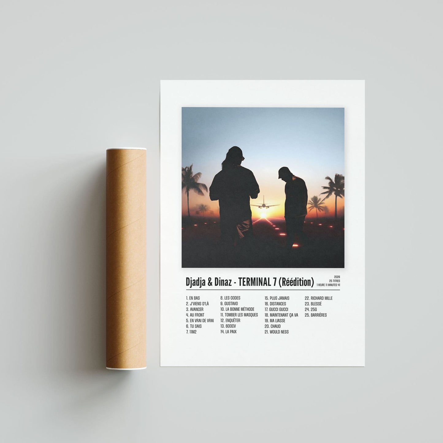 Poster Djadja & Dinaz - TERMINAL 7 (Réédition)