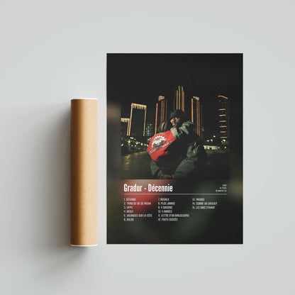 Poster Gradur - Décennie