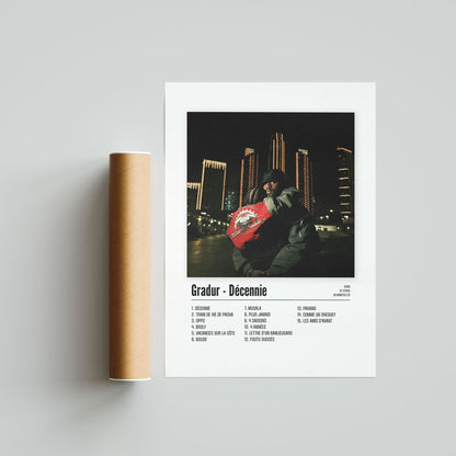 Poster Gradur - Décennie