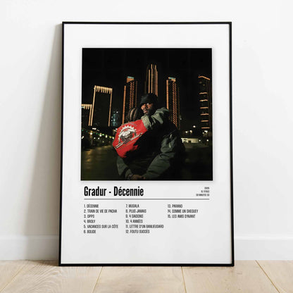 Poster Gradur - Décennie
