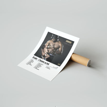 Poster Gradur - L'homme au bob