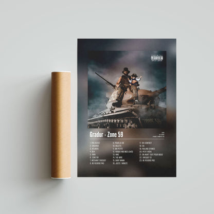 Poster Gradur - Zone 59