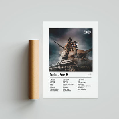 Poster Gradur - Zone 59