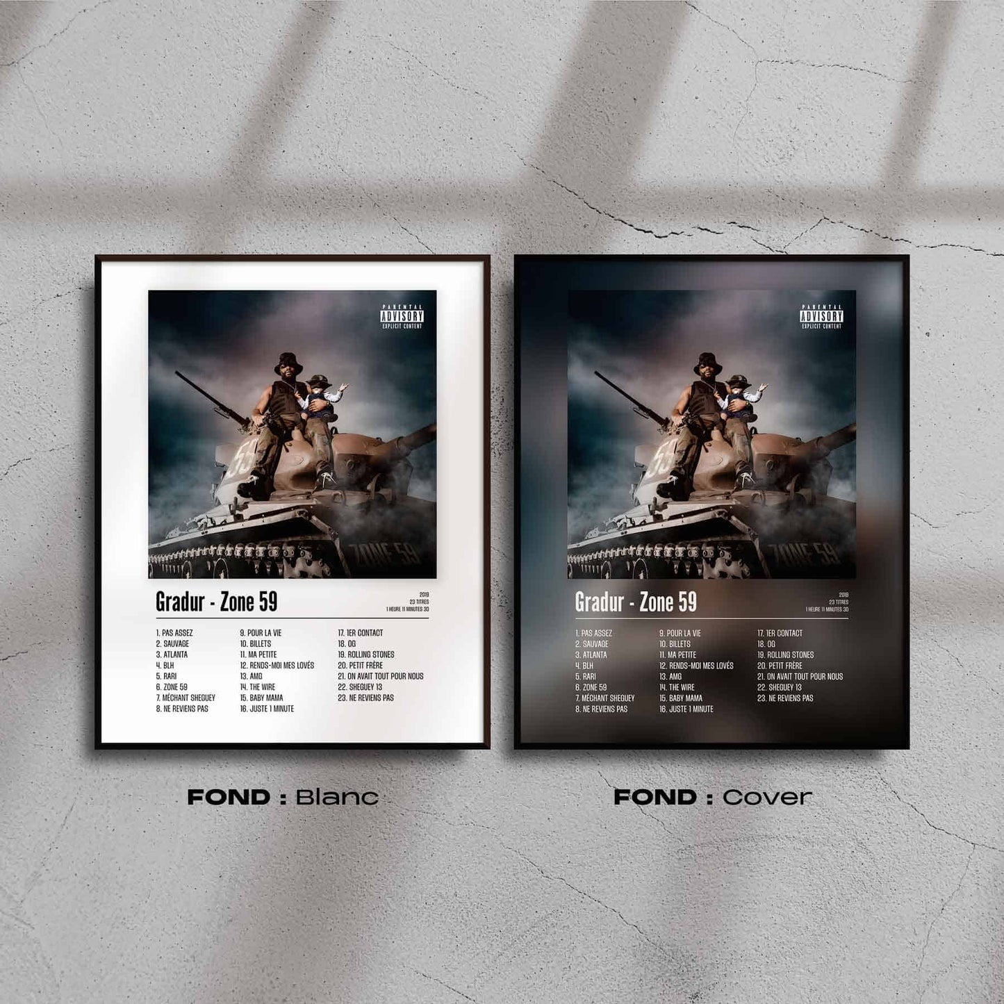 Poster Gradur - Zone 59