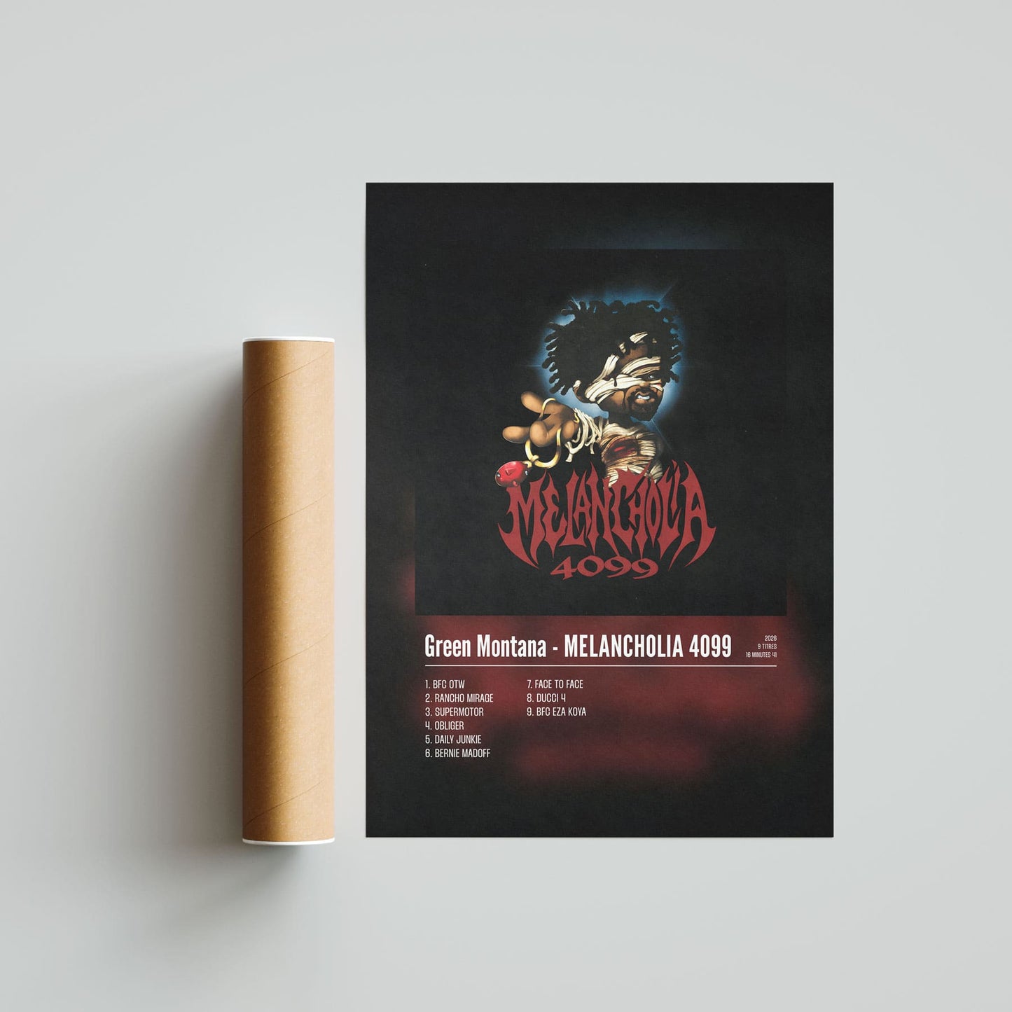 Poster Green Montana - MELANCHOLIA 4099