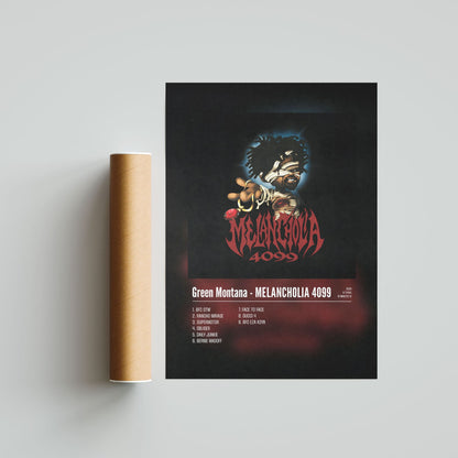 Poster Green Montana - MELANCHOLIA 4099