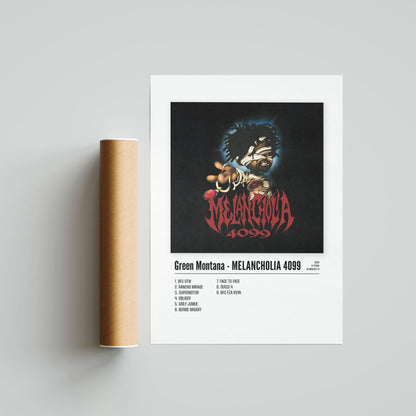 Poster Green Montana - MELANCHOLIA 4099