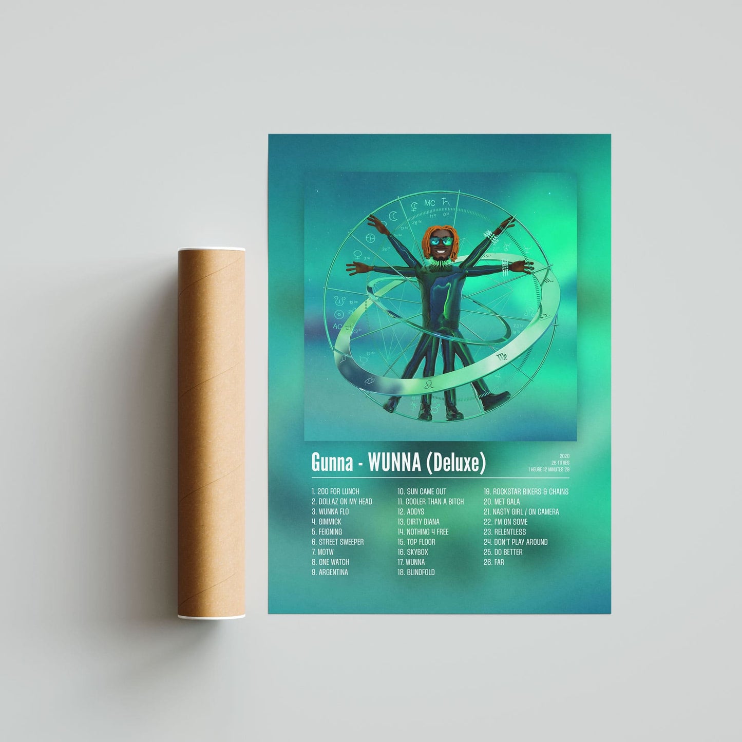 Poster Gunna - WUNNA (Deluxe)