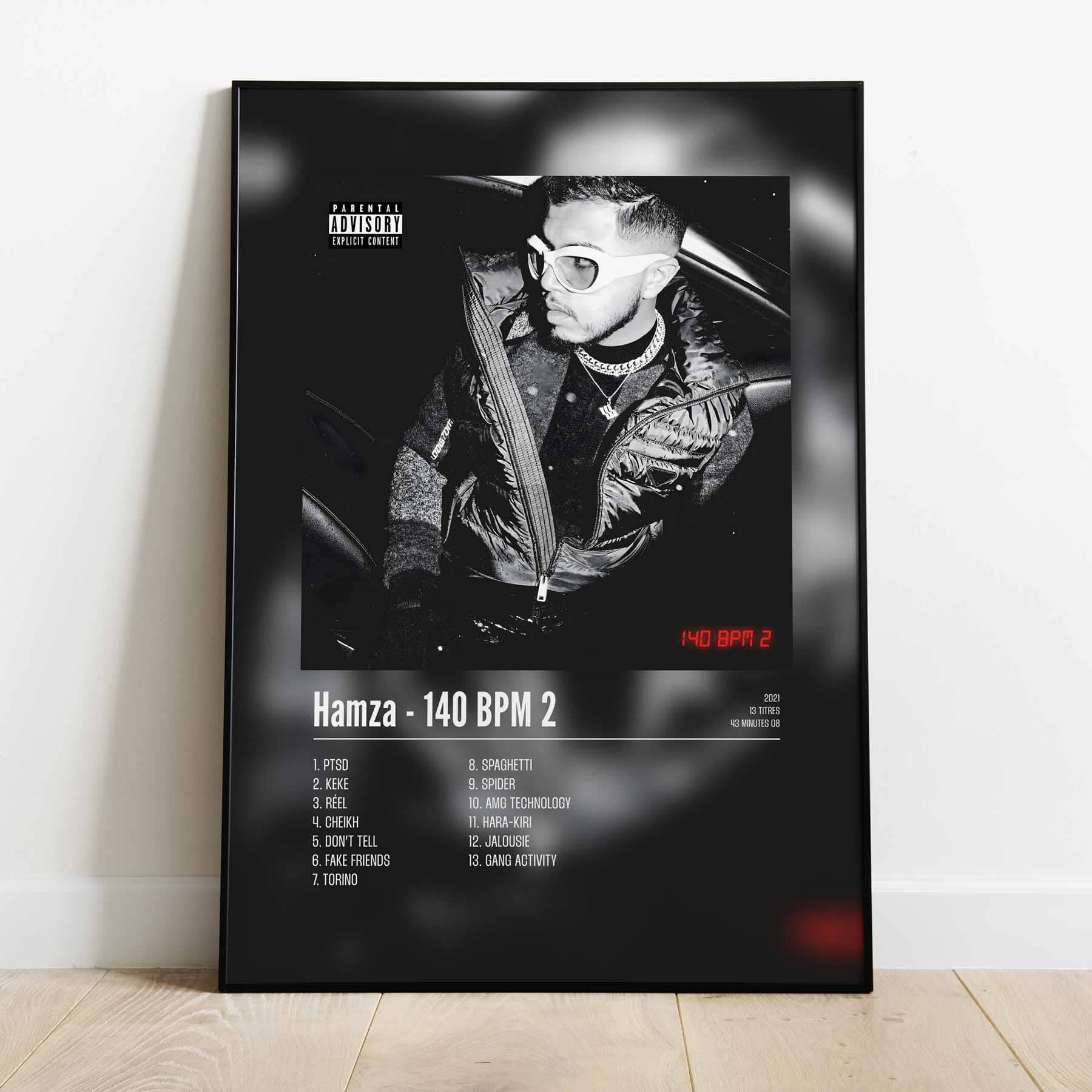 Hamza Frame Top Frame - Les meilleurs posters de rap français