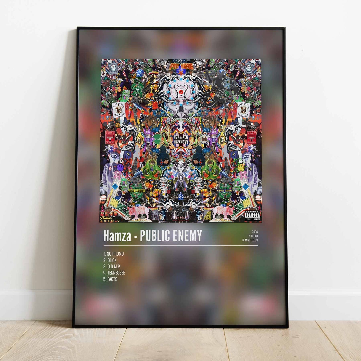 Poster Hamza - PUBLIC ENEMY
