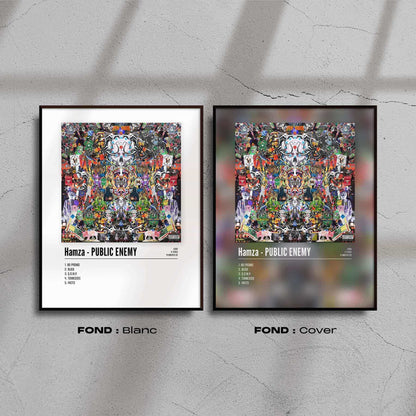 Poster Hamza - PUBLIC ENEMY