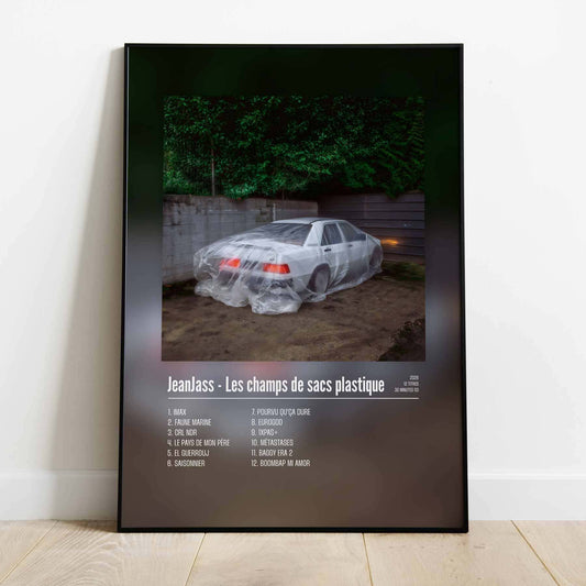Poster JeanJass - Les champs de sacs plastique