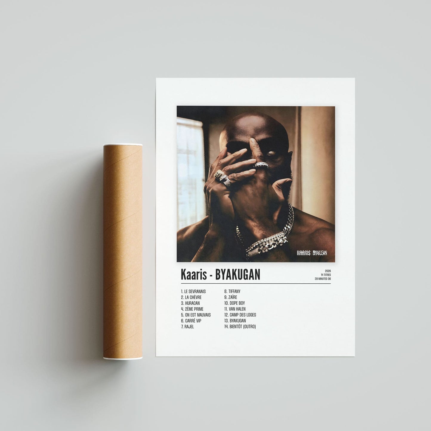 Poster Kaaris - BYAKUGAN