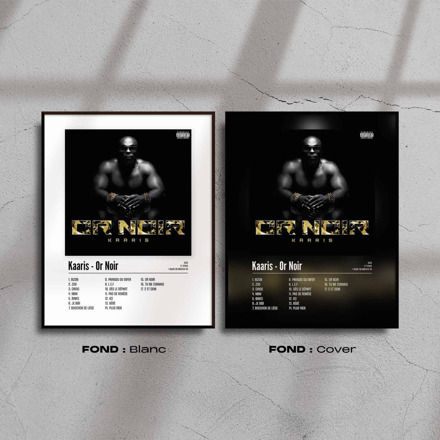 Poster Kaaris - Or Noir