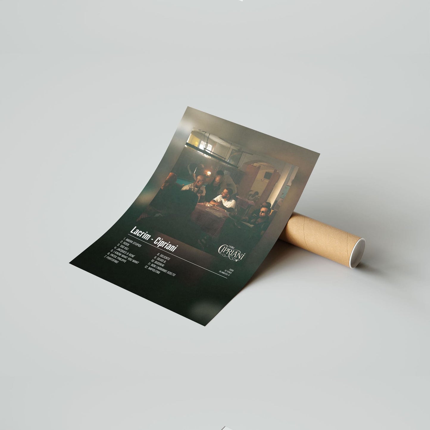Poster Lacrim - Cipriani