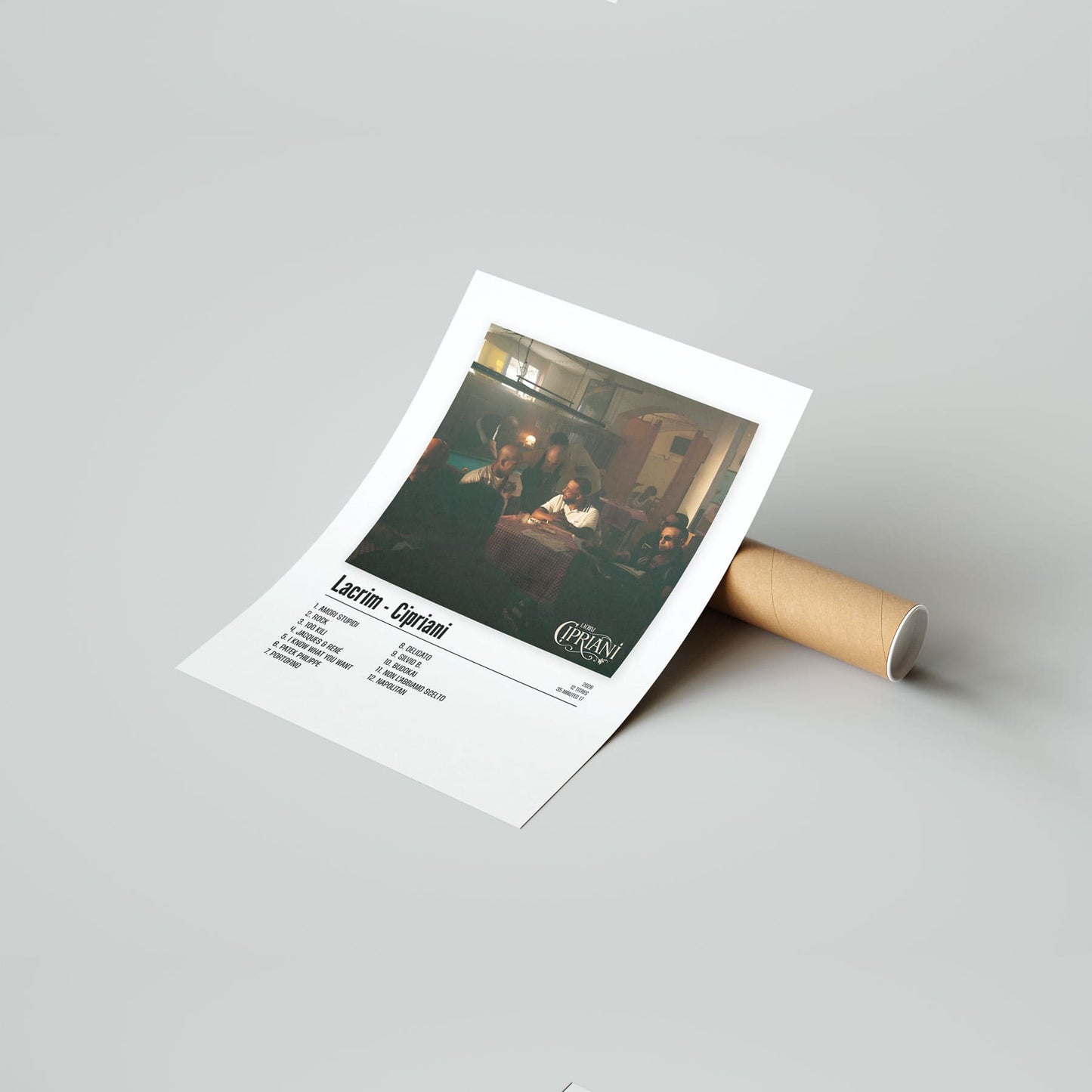 Poster Lacrim - Cipriani