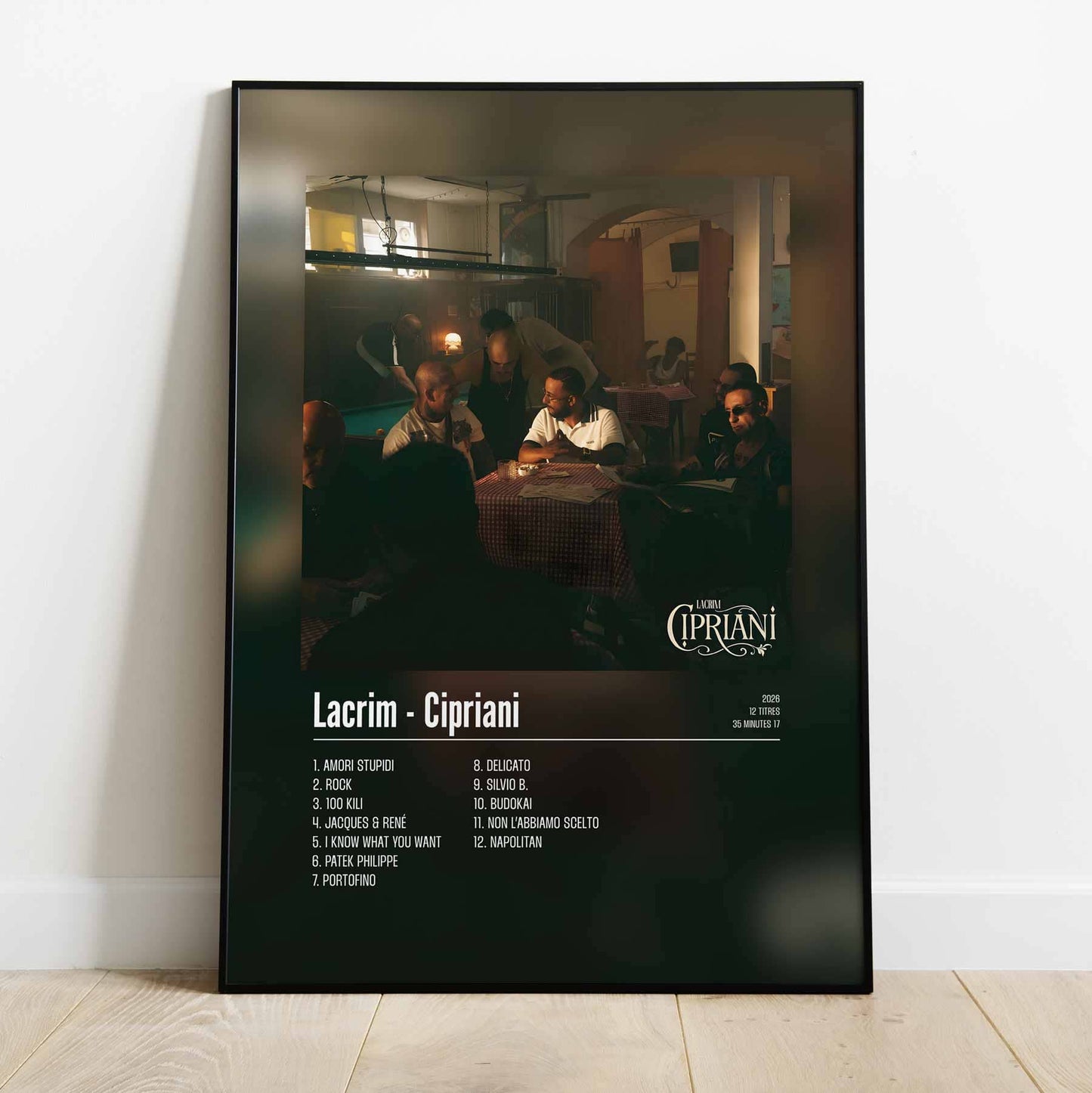 Poster Lacrim - Cipriani
