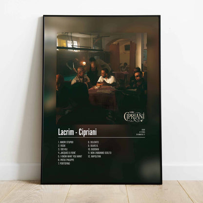 Poster Lacrim - Cipriani
