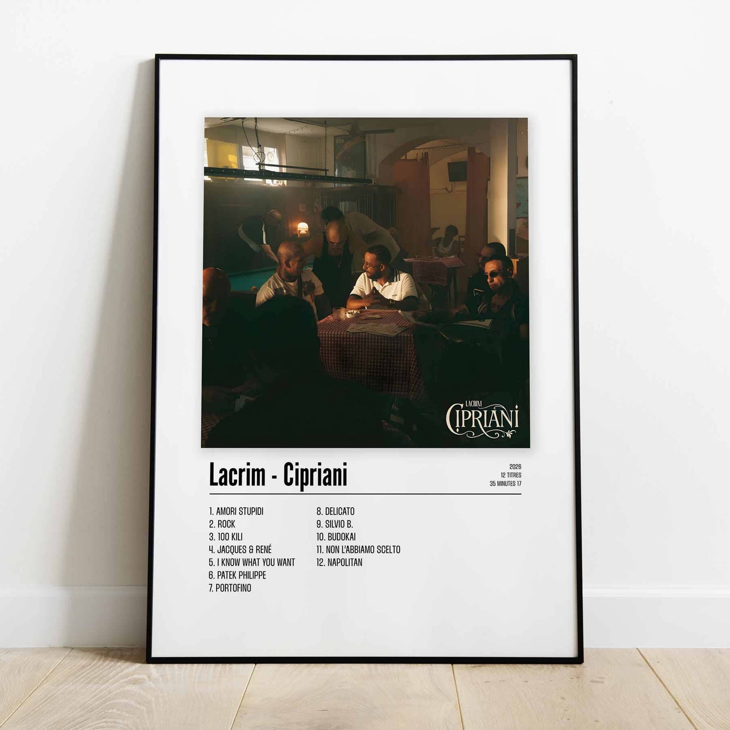 Poster Lacrim - Cipriani