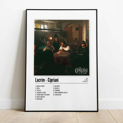 Poster Lacrim - Cipriani