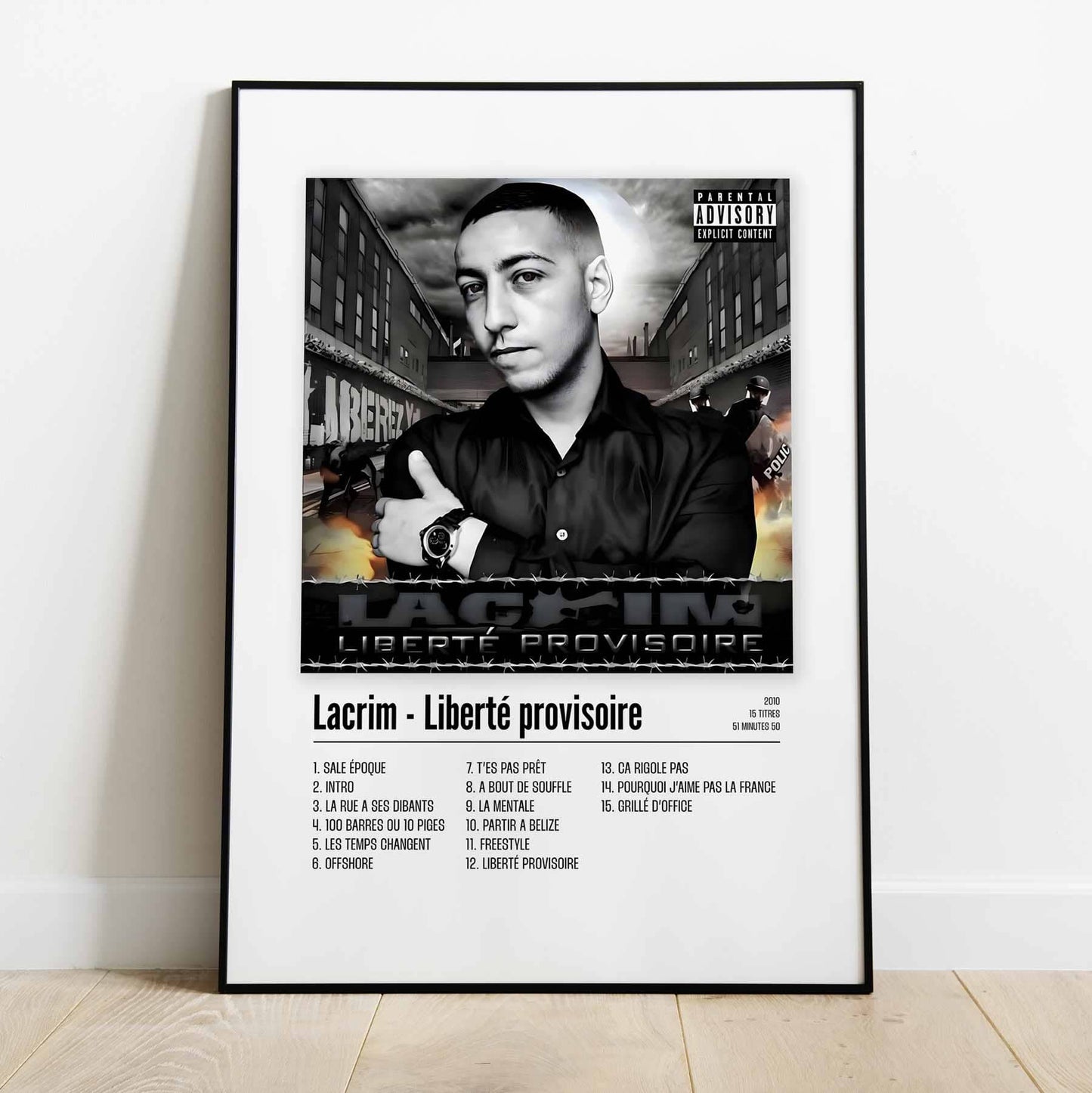 Poster Lacrim - Liberté provisoire
