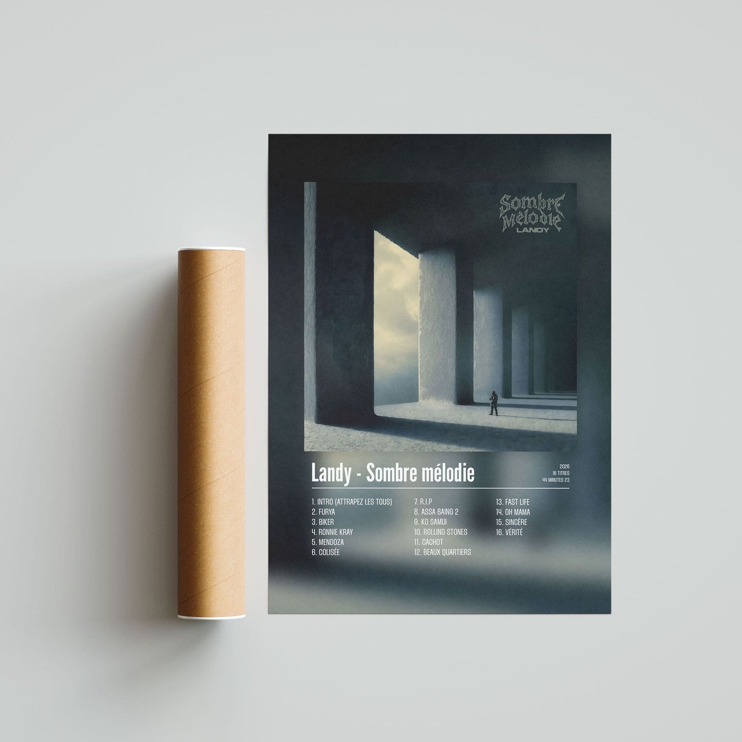 Poster Landy - Sombre mélodie