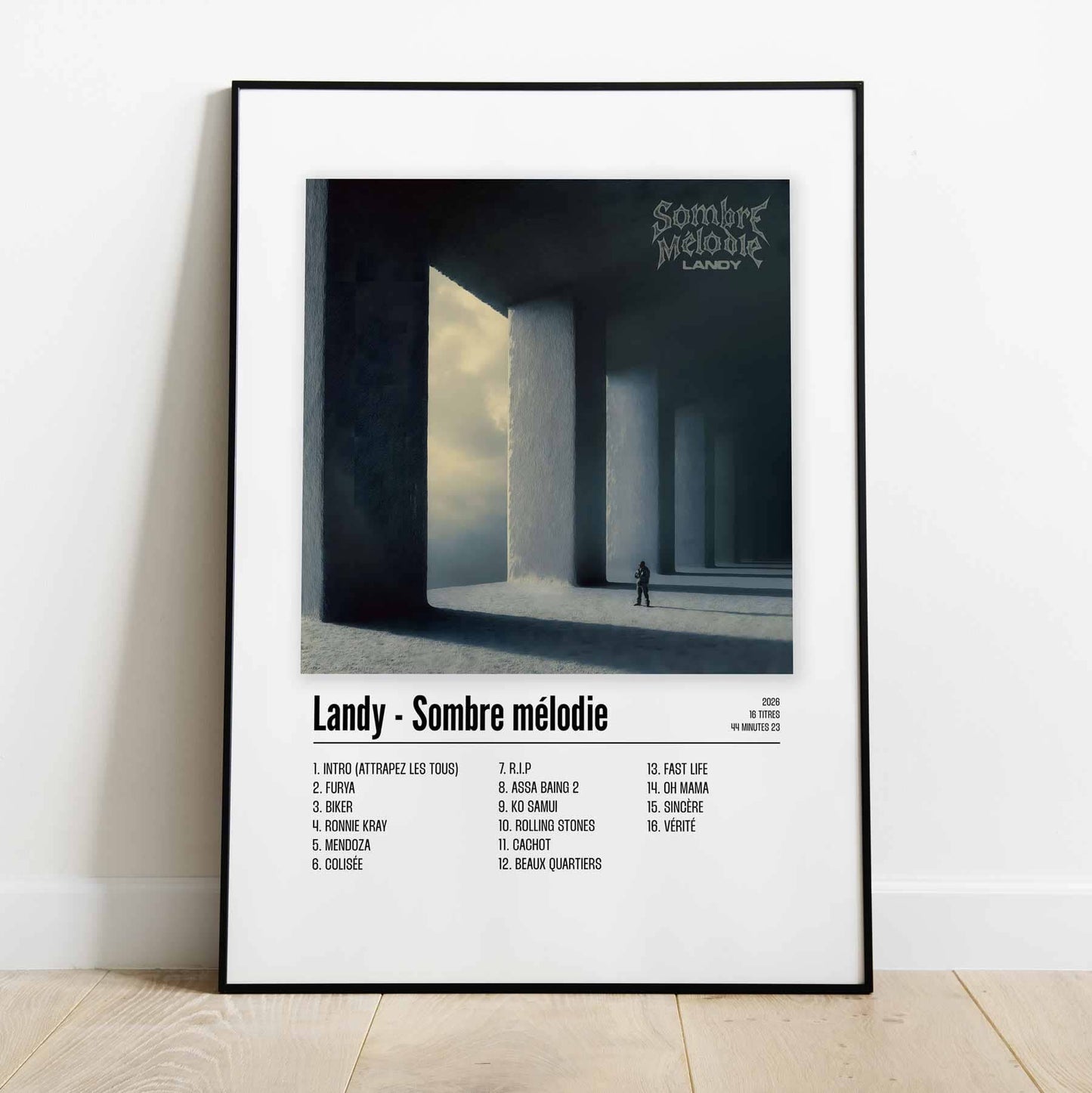 Poster Landy - Sombre mélodie