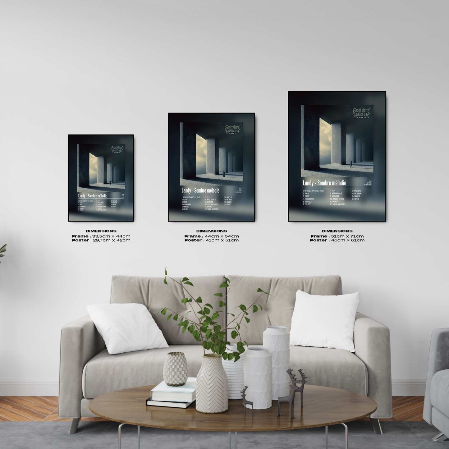 Poster Landy - Sombre mélodie