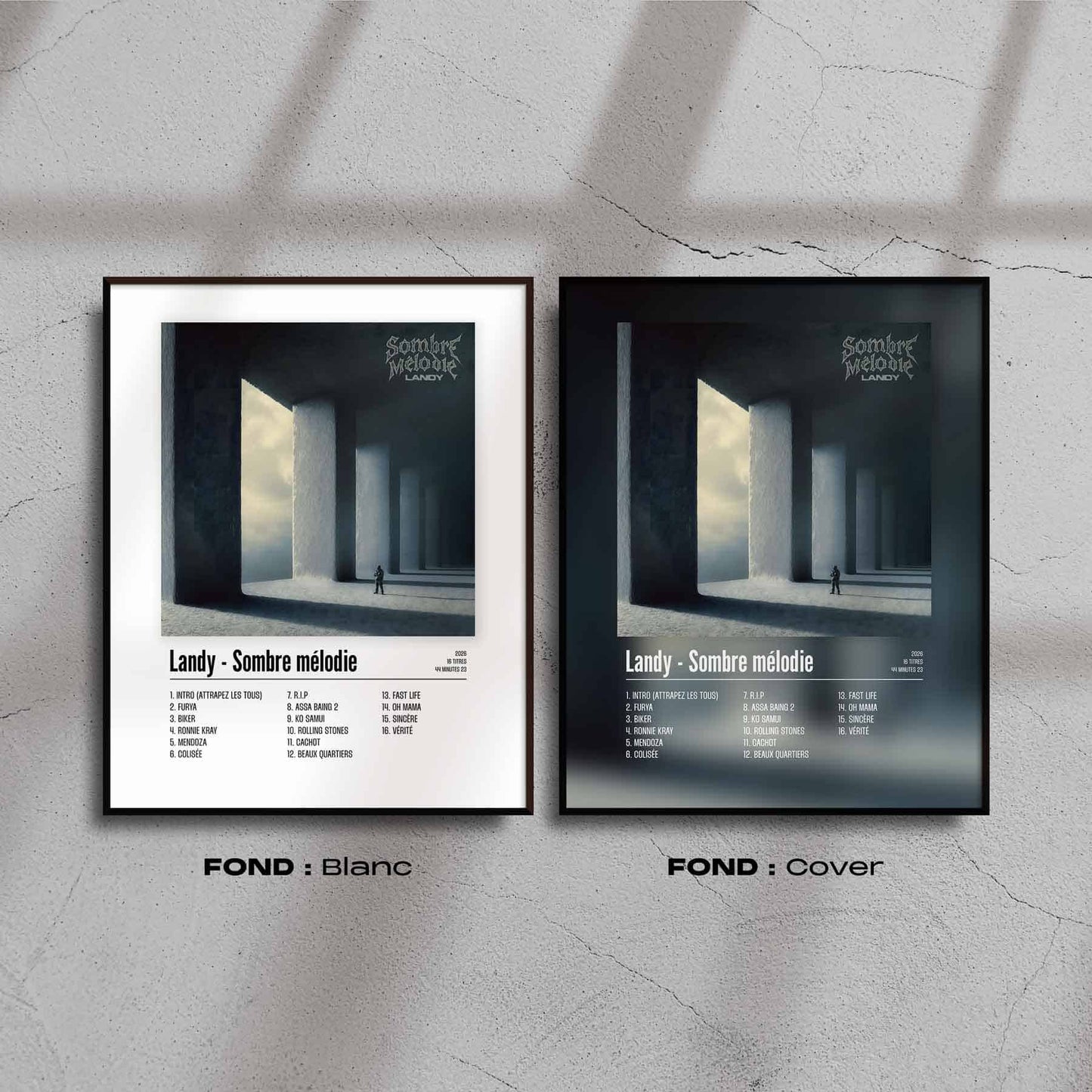 Poster Landy - Sombre mélodie