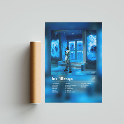 Poster Leto - 100 visages