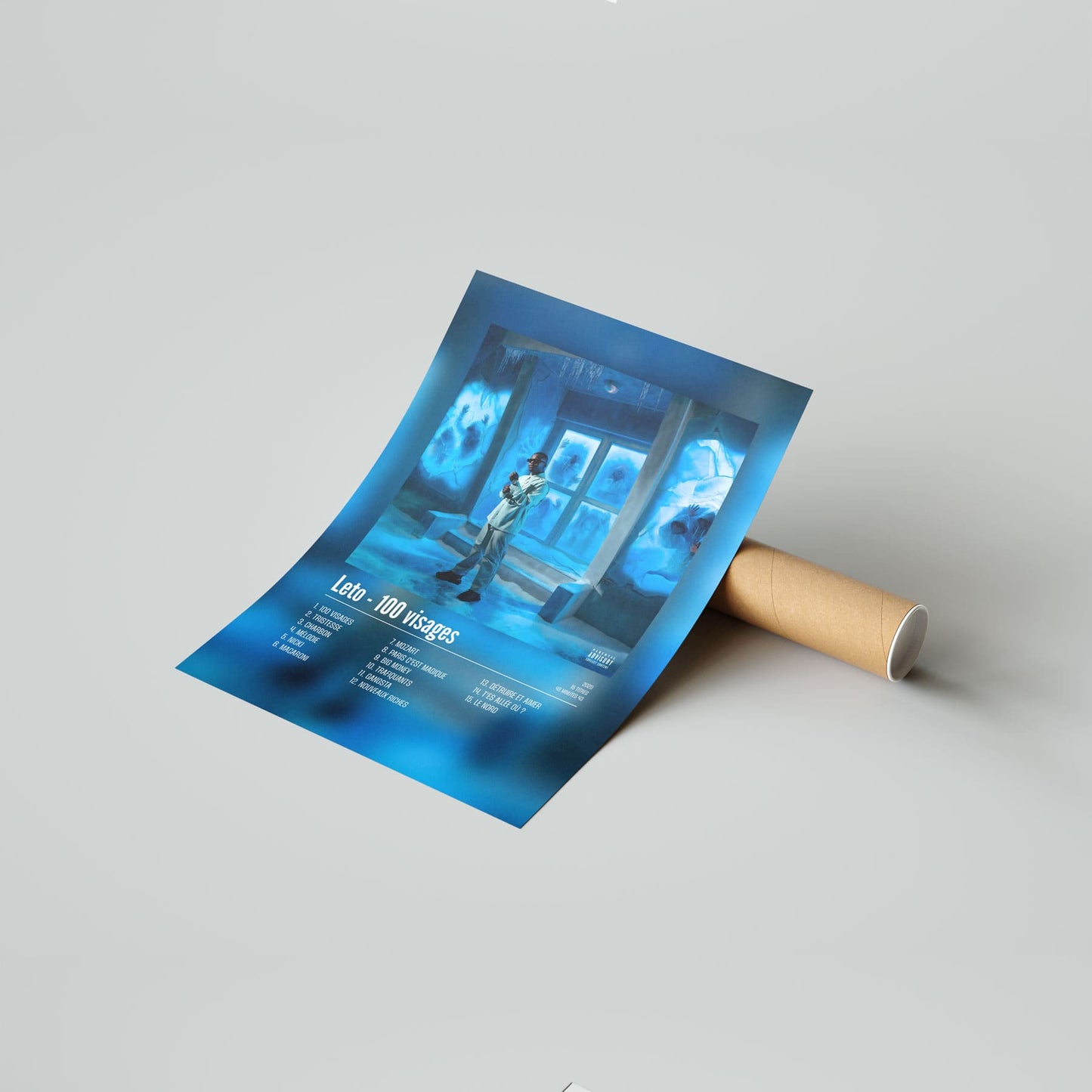 Poster Leto - 100 visages