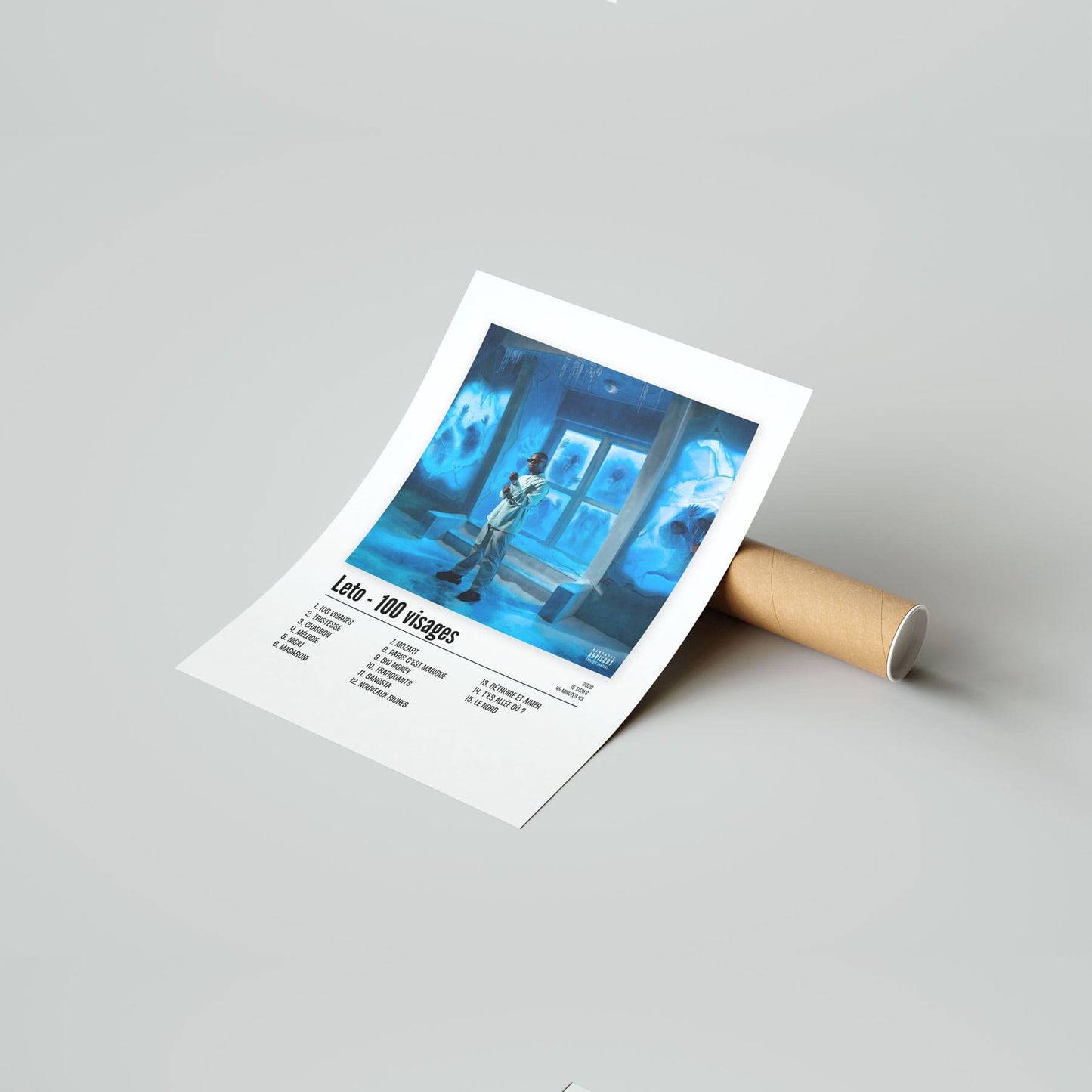 Poster Leto - 100 visages