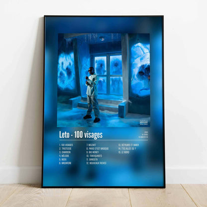 Poster Leto - 100 visages