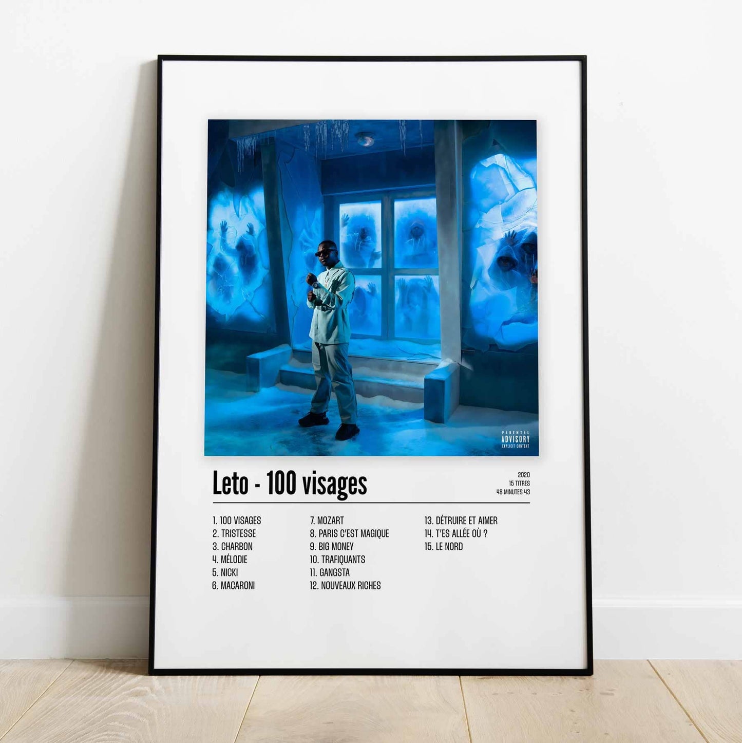 Poster Leto - 100 visages