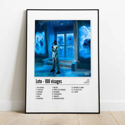 Poster Leto - 100 visages