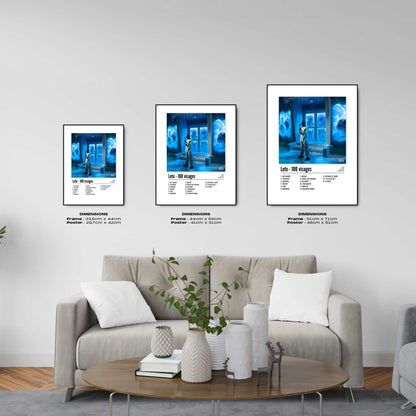 Poster Leto - 100 visages