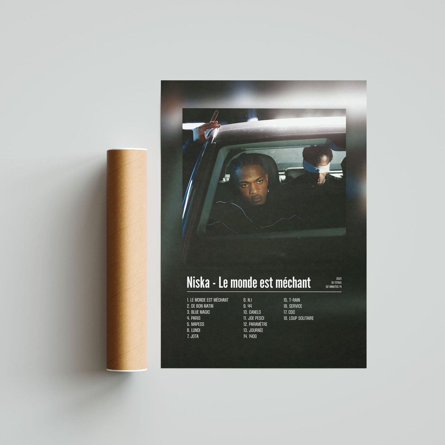 Poster Niska - Le monde est méchant