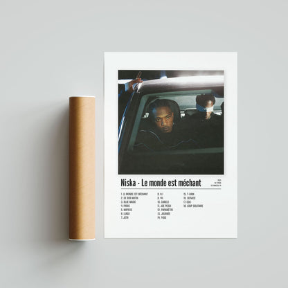 Poster Niska - Le monde est méchant