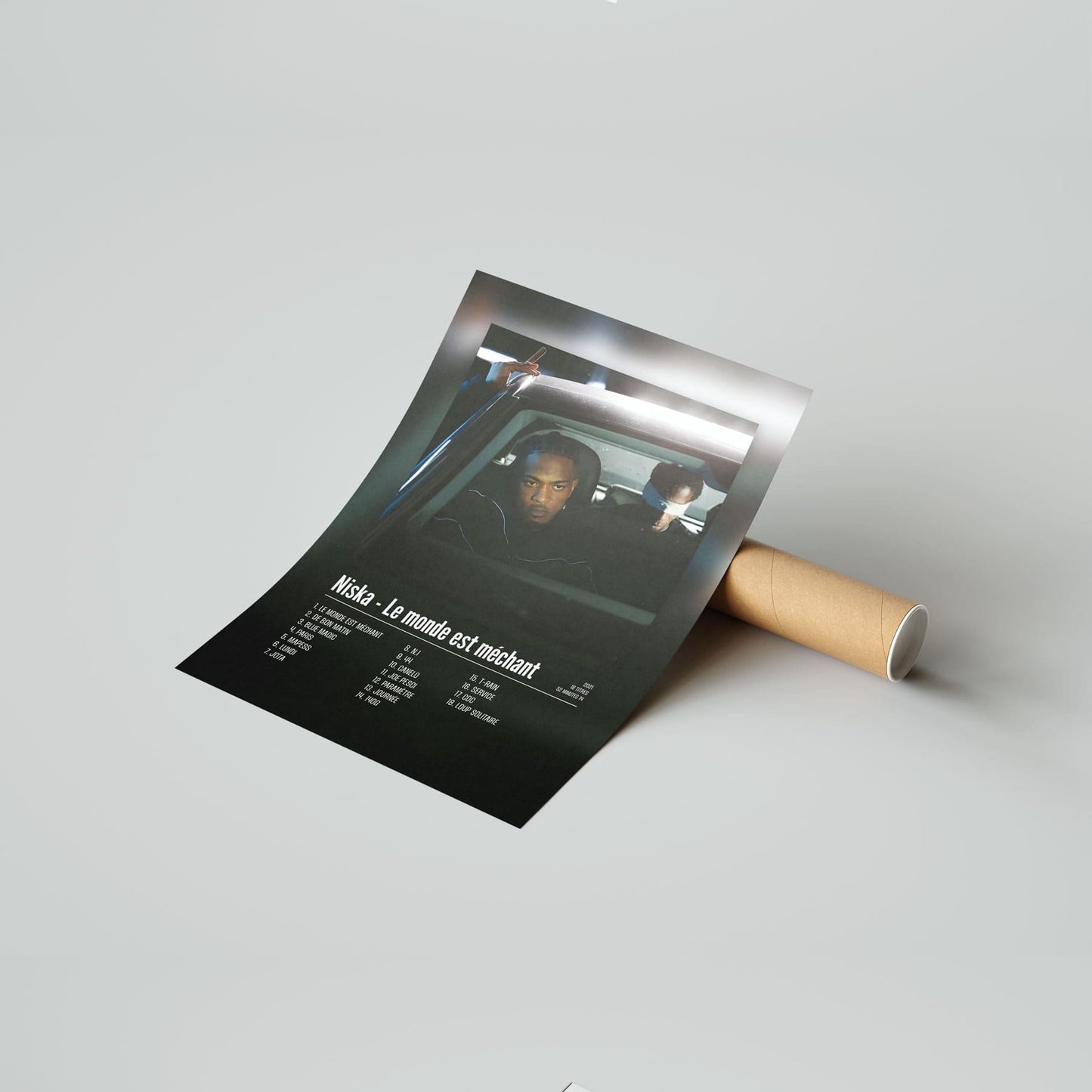 Poster Niska - Le monde est méchant