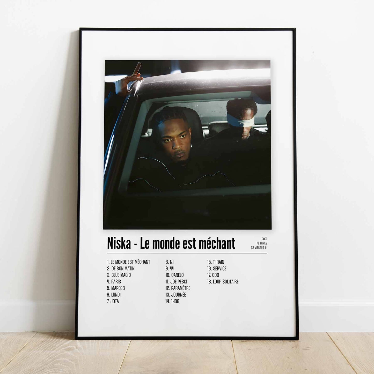 Poster Niska - Le monde est méchant