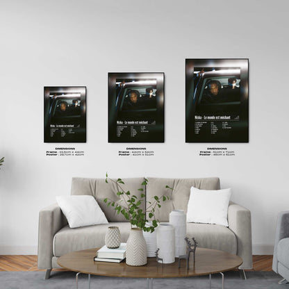 Poster Niska - Le monde est méchant