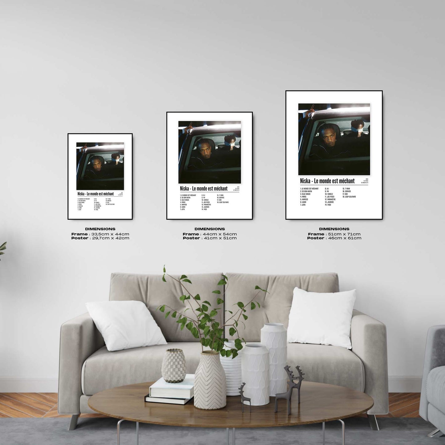 Poster Niska - Le monde est méchant